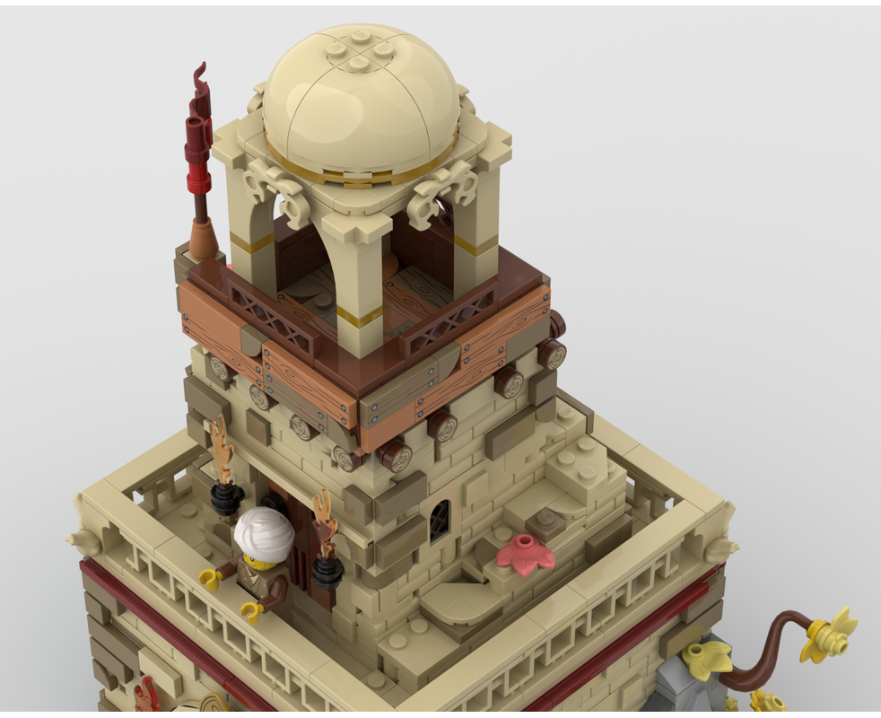 LEGO MOC-224100 Arab castle tower by sgomezb | Rebrickable - Build with ...