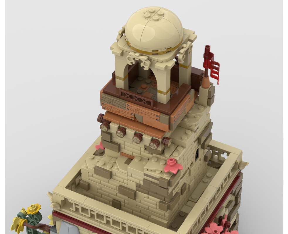 LEGO MOC-224100 Arab castle tower by sgomezb | Rebrickable - Build with ...