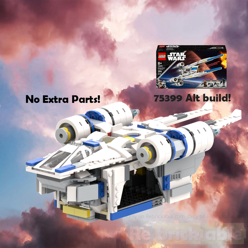 Lego U Wing Custom STAR WARS MOULD KING 21016 Rebel U Wing Fighter