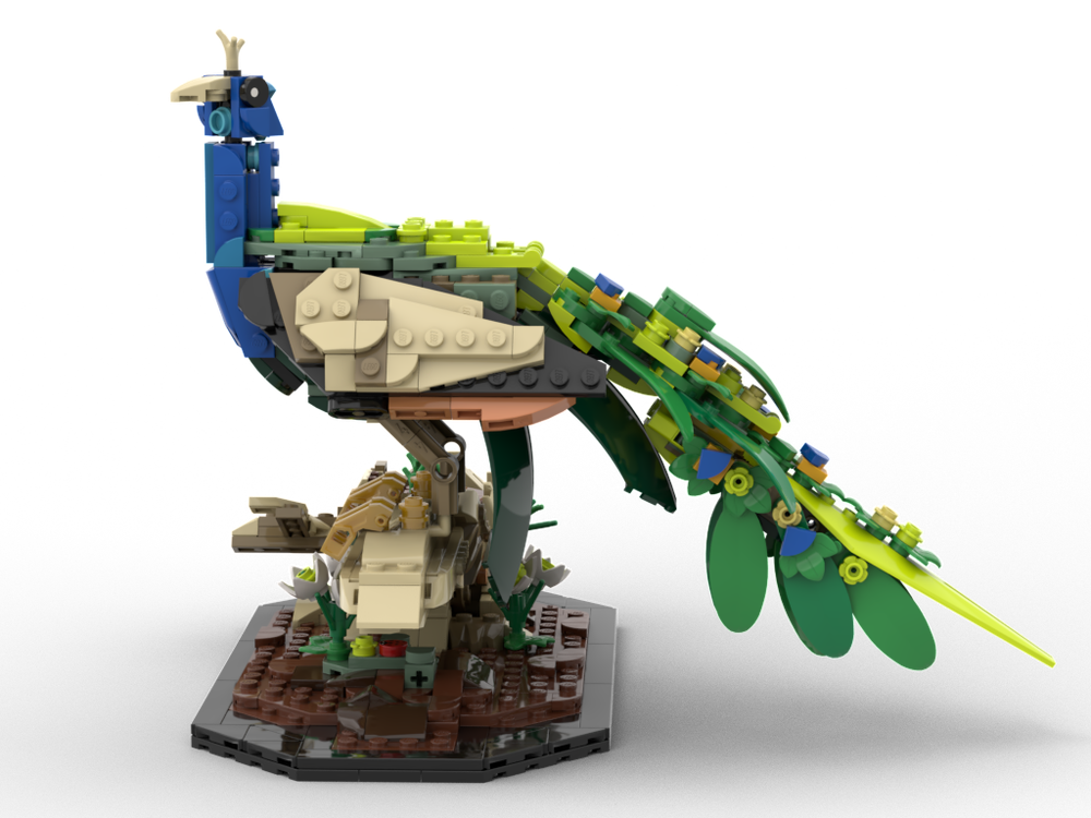 LEGO MOC-224213 21342 Exotic Peacock by Mmonk13 | Rebrickable