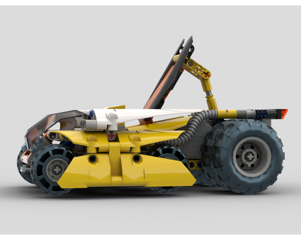 LEGO MOC Cyber Racing Car by HeLi2046 | Rebrickable - Build with LEGO