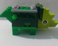 Green Triceratops