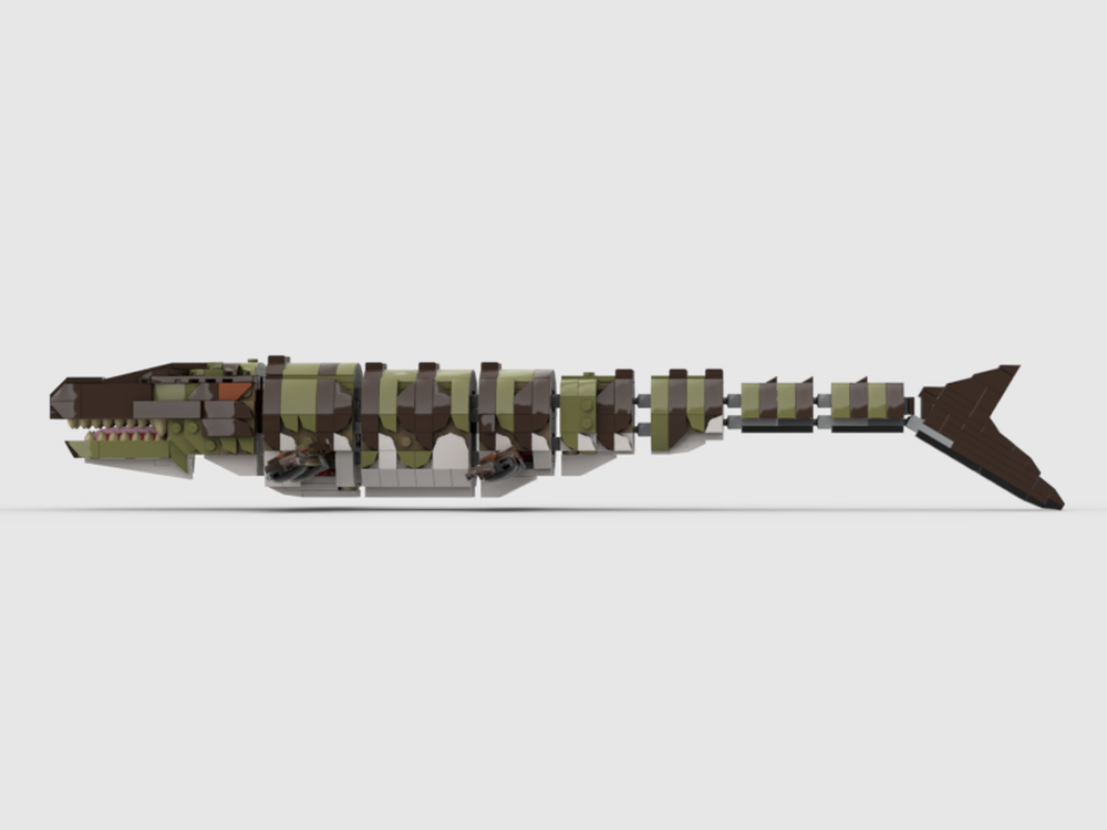 76974 Mosasaurus Mods Part 1 – Tail