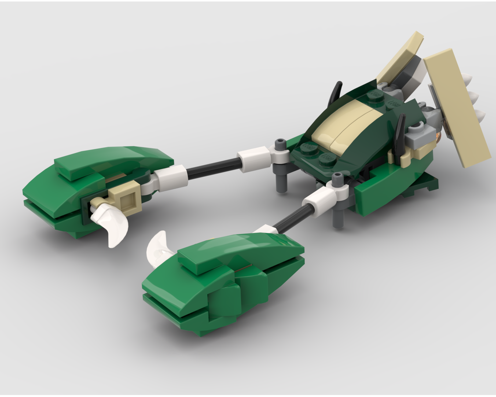 LEGO MOC Mini Dino Pod Racer by lolQwertz | Rebrickable - Build with LEGO