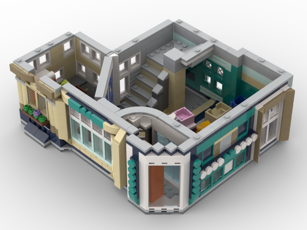 LEGO MOC Animal Shelter Employee Floor by BrickAndBuildsI | Rebrickable ...
