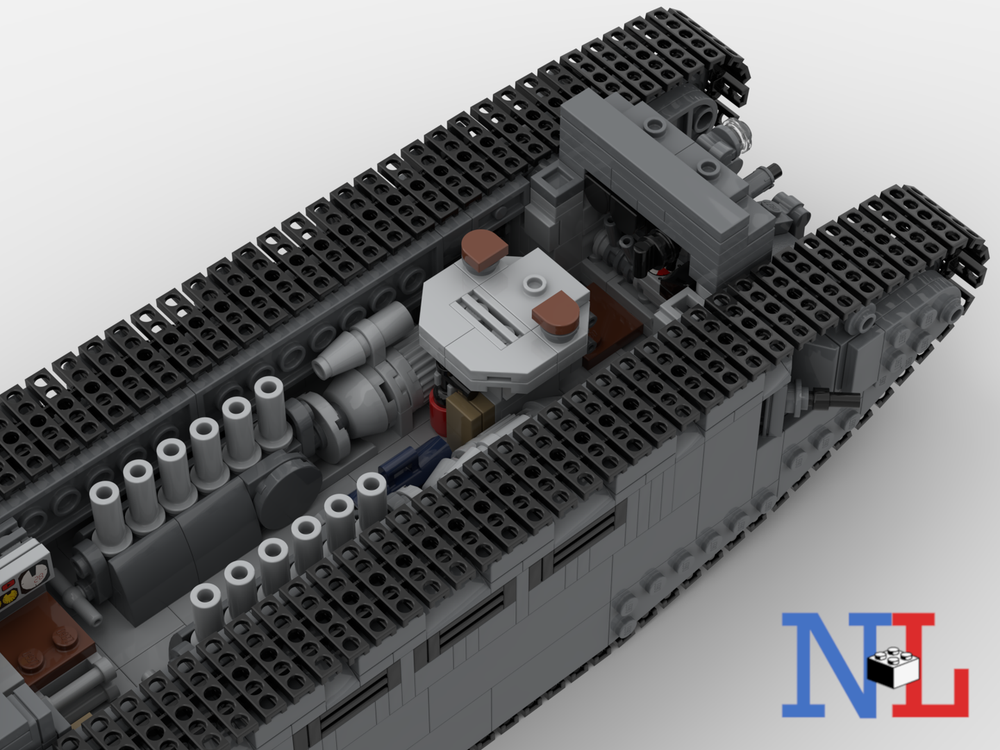 LEGO MOC WW1 Char 2C French Tank by NLBricks | Rebrickable - Build with ...