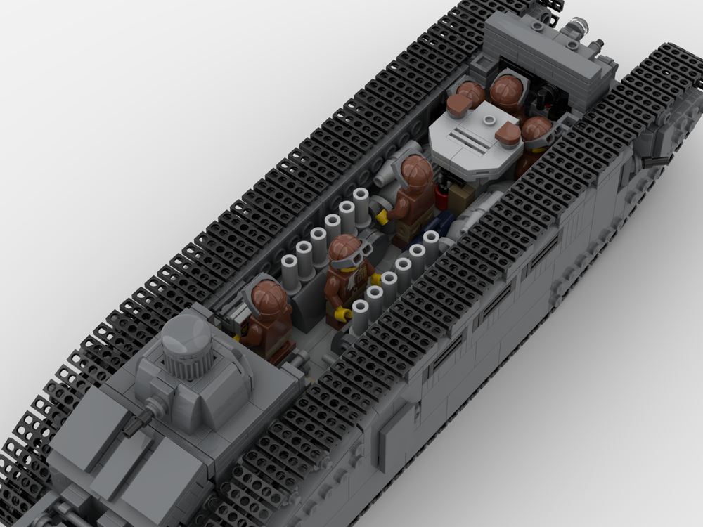 LEGO MOC WW1 Char 2C French Tank by NLBricks | Rebrickable - Build with ...
