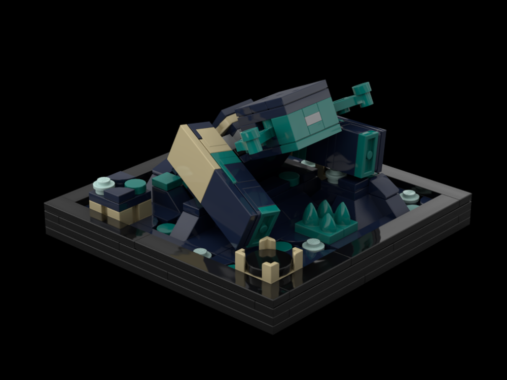 LEGO MOC-224658 Mine-craft Warden Emerges by TheEmpireStrikesBrick ...