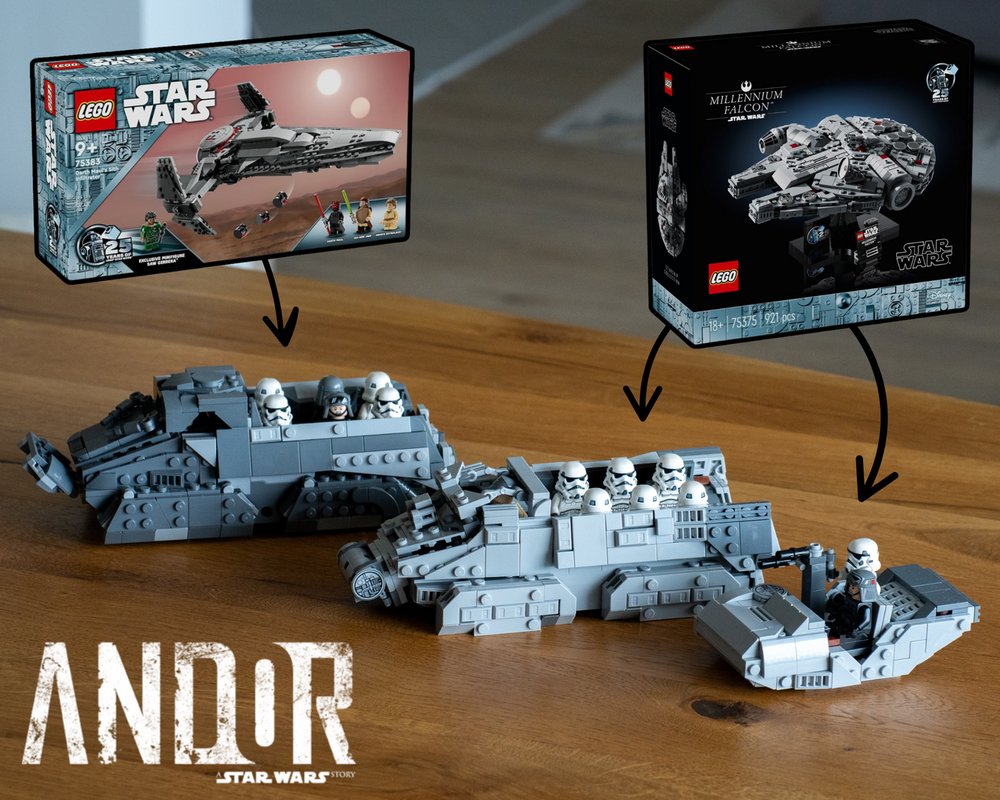 LEGO MOC ANDOR Imperial Vehicle Bundle Pack (75375 & 75383 Alternate ...
