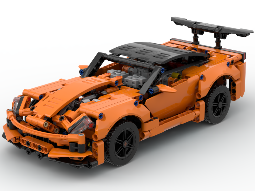 LEGO MOC-224790 Fast Buwizz 3.0 RC Corvette zr1 mod by thestigggg ...