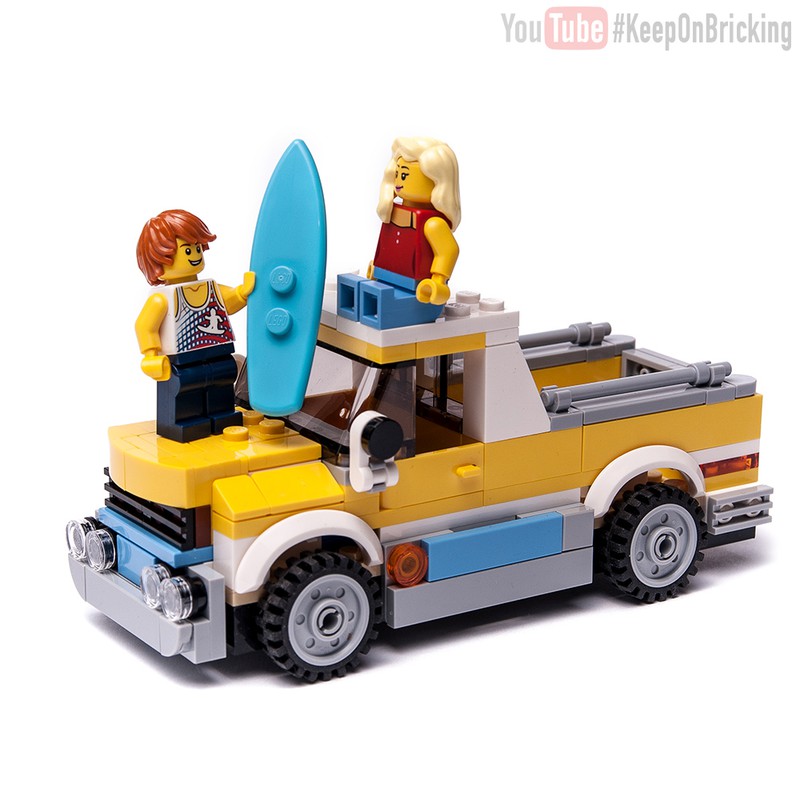 drøm pen Absolut LEGO MOC 31079 Surfer's pickup by Keep On Bricking | Rebrickable - Build  with LEGO