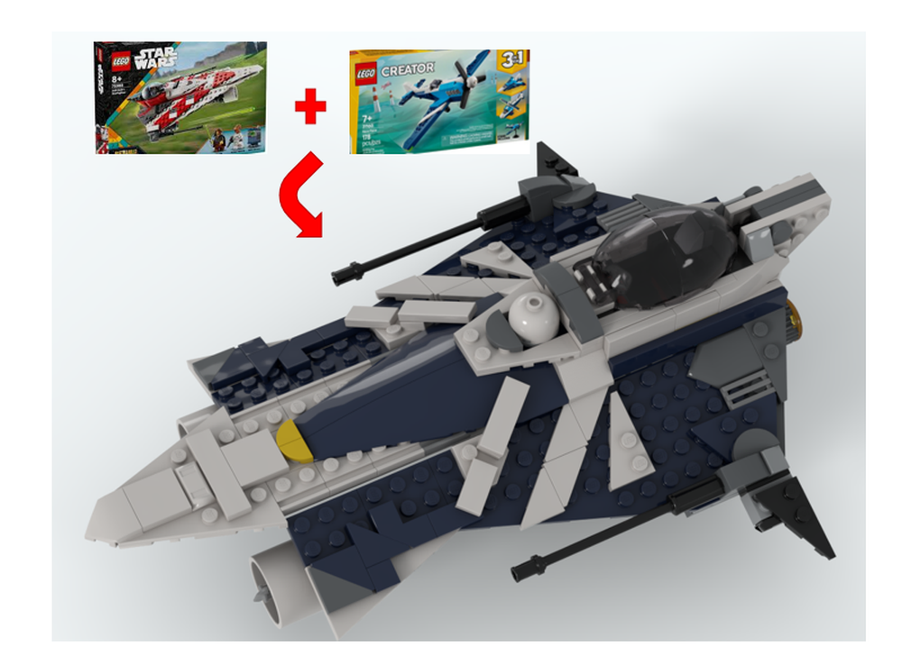 LEGO MOC Azure Angel - 75388 & 31160 Alternate Build by