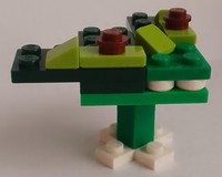 Green Stealth Plane
