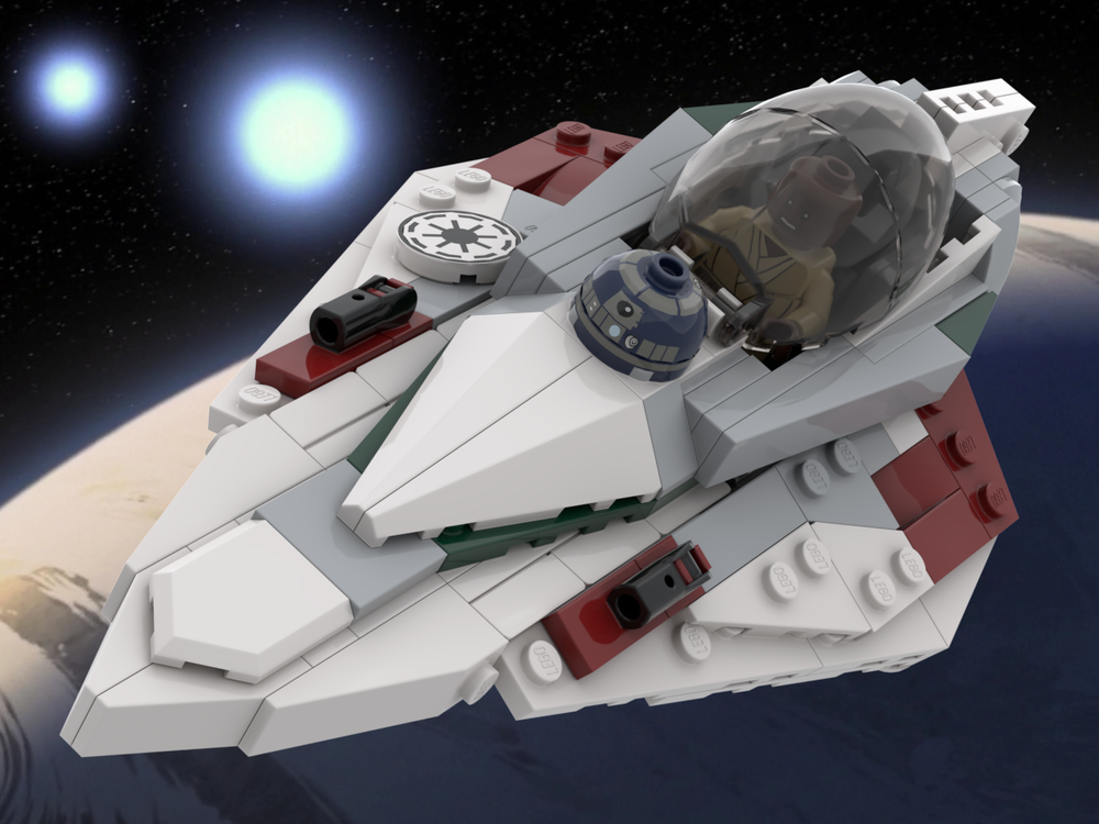 LEGO MOC-225019 Mace Windu's Delta-7B Starfighter by Ostronamus