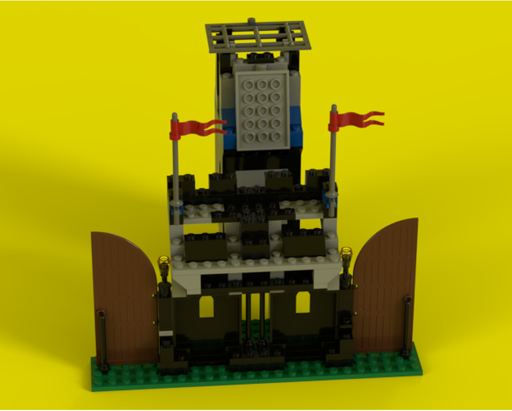 LEGO MOC 6059 Siege Tower & Rampart by Legoivo | Rebrickable - Build ...