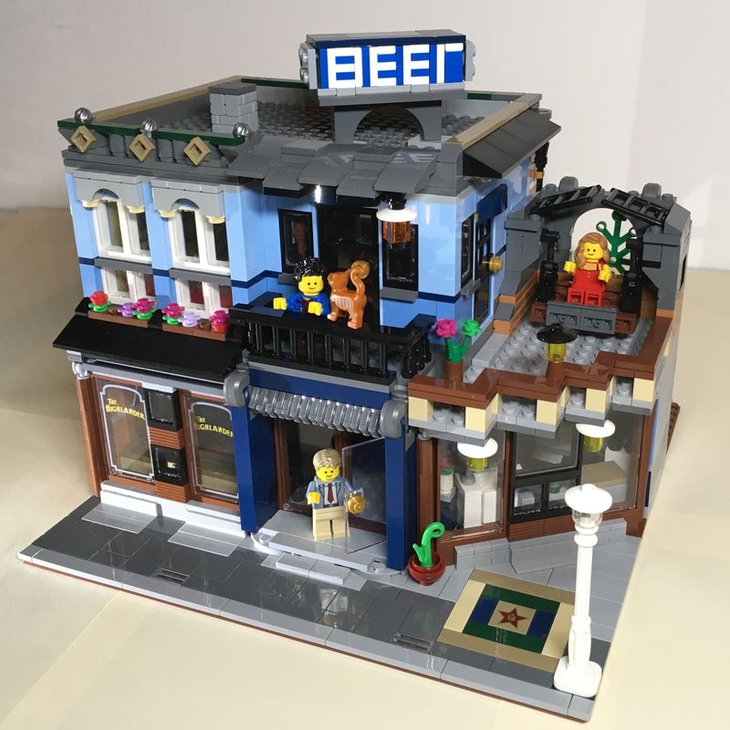 LEGO - The Highlander Bar alternat Building for Detective's Office by bohauda | Rebrickable Build with LEGO