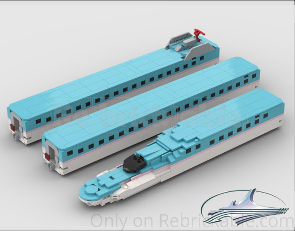 LEGO MOC-225206 E5 Shinkansen by BasicBuilder23 | Rebrickable - Build ...