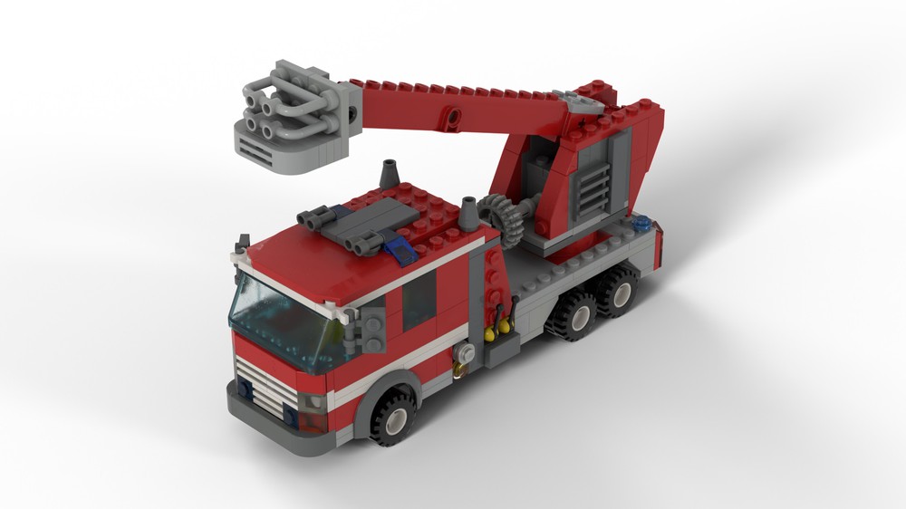 lego moc fire truck