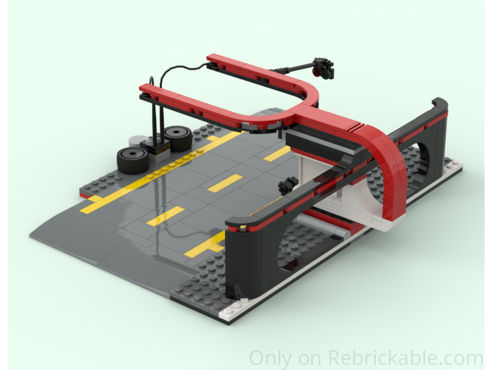 LEGO MOC 60443 8-wide Speed Champions F1 Pit Stop Diorama by ac-bricks ...