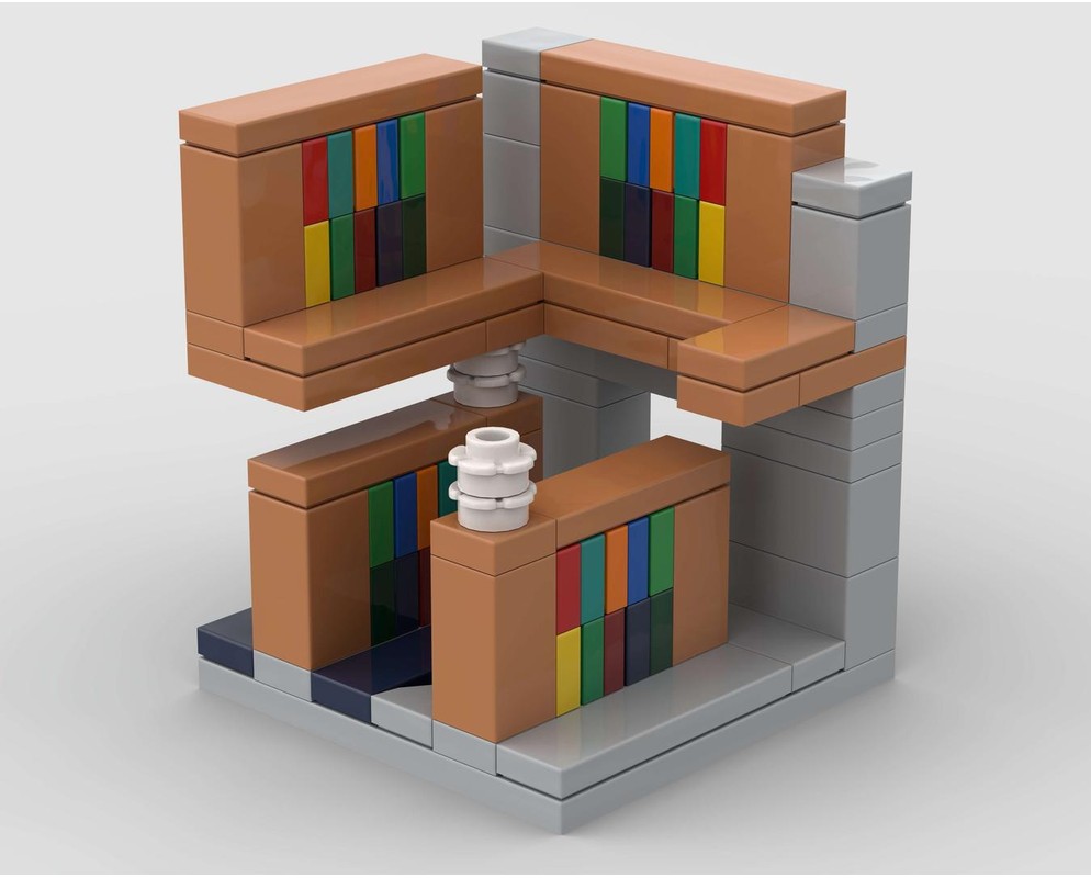 LEGO MOC Lego - The Bookshelf by Chaledy | Rebrickable - Build with LEGO