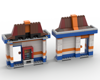 Durr Burger Restaurant Enclosure - Compatible with Set 77076
