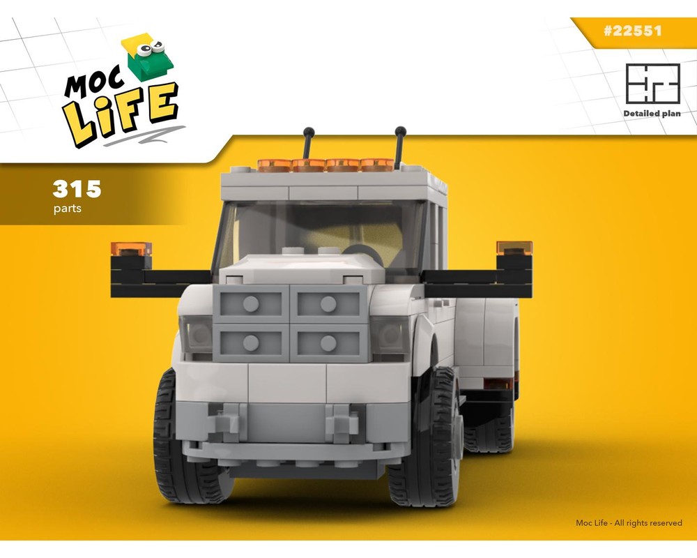 LEGO MOC Train engine for transit by MocLife Rebrickable Build with