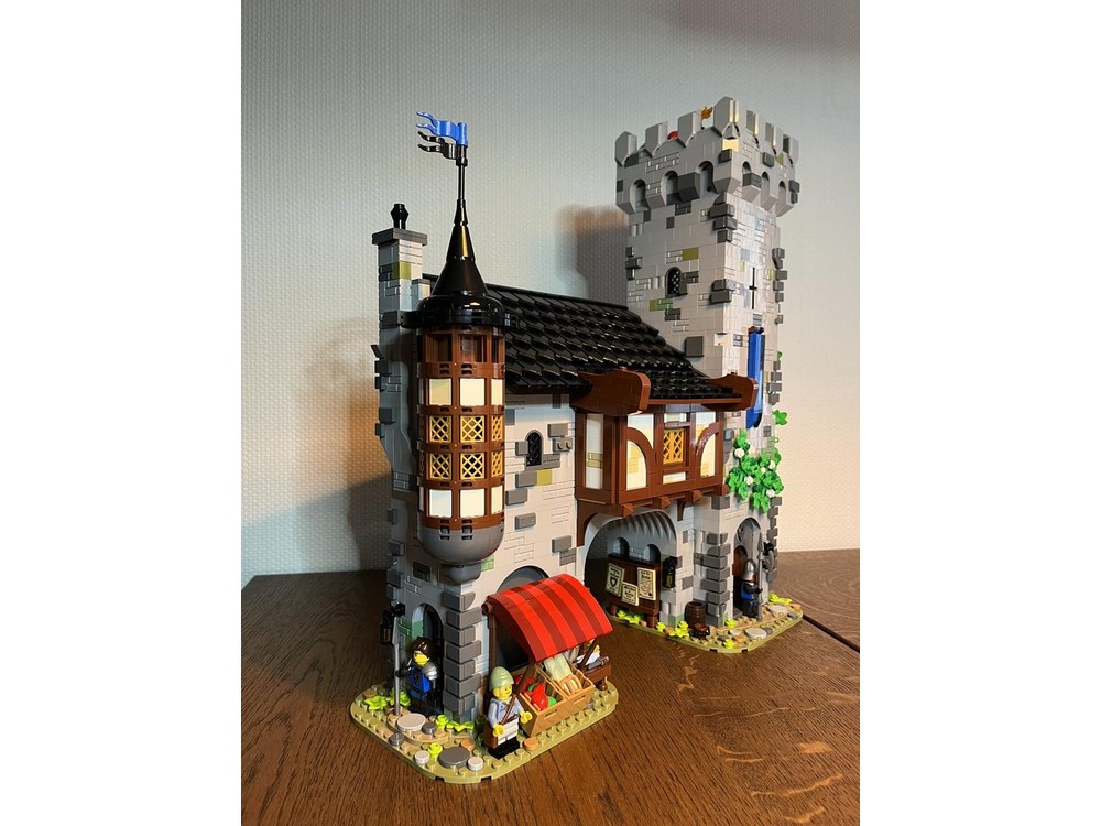 LEGO MOC-225516 Medieval City Gate by Baukplaus | Rebrickable - Build ...