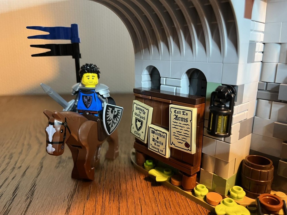 LEGO MOC-225516 Medieval City Gate by Baukplaus | Rebrickable - Build ...
