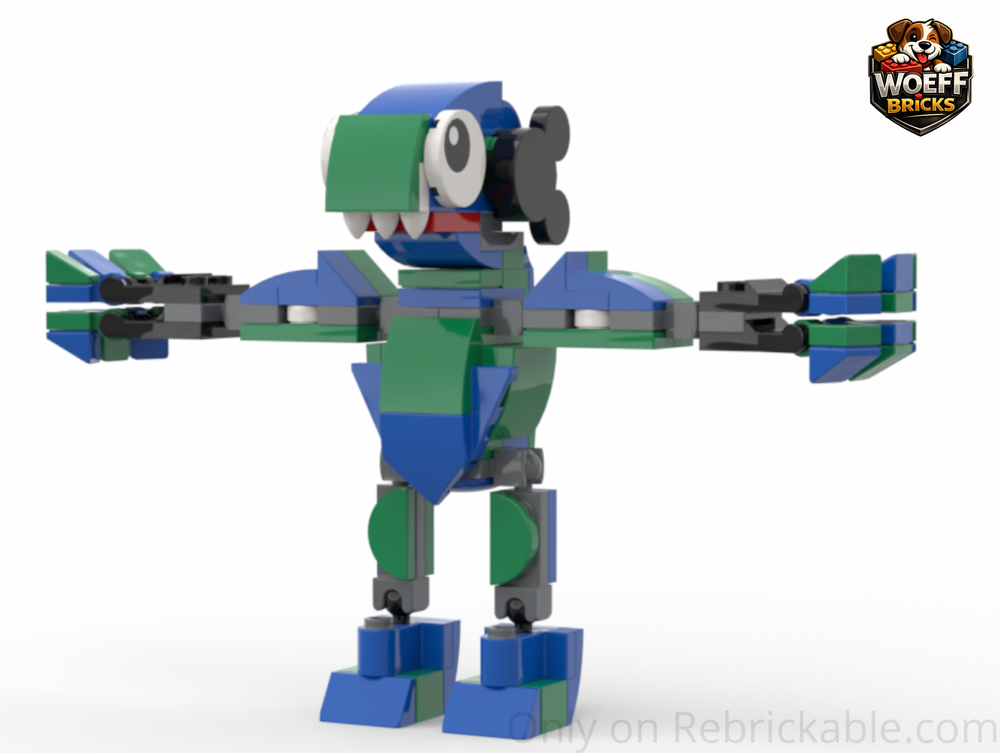 LEGO MOC-225652 Durpy by Woeff Bricks | Rebrickable - Build with LEGO