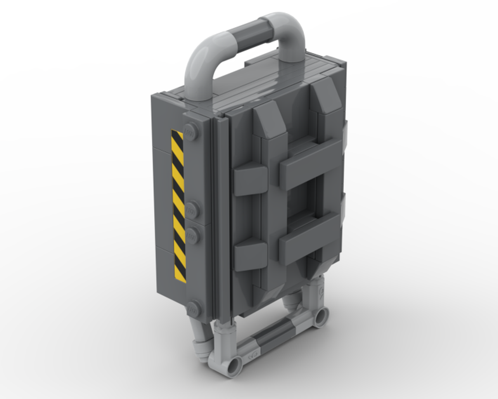 LEGO MOC-225668 Minigun Ammo Pack by Mojave-Ghoul | Rebrickable - Build ...