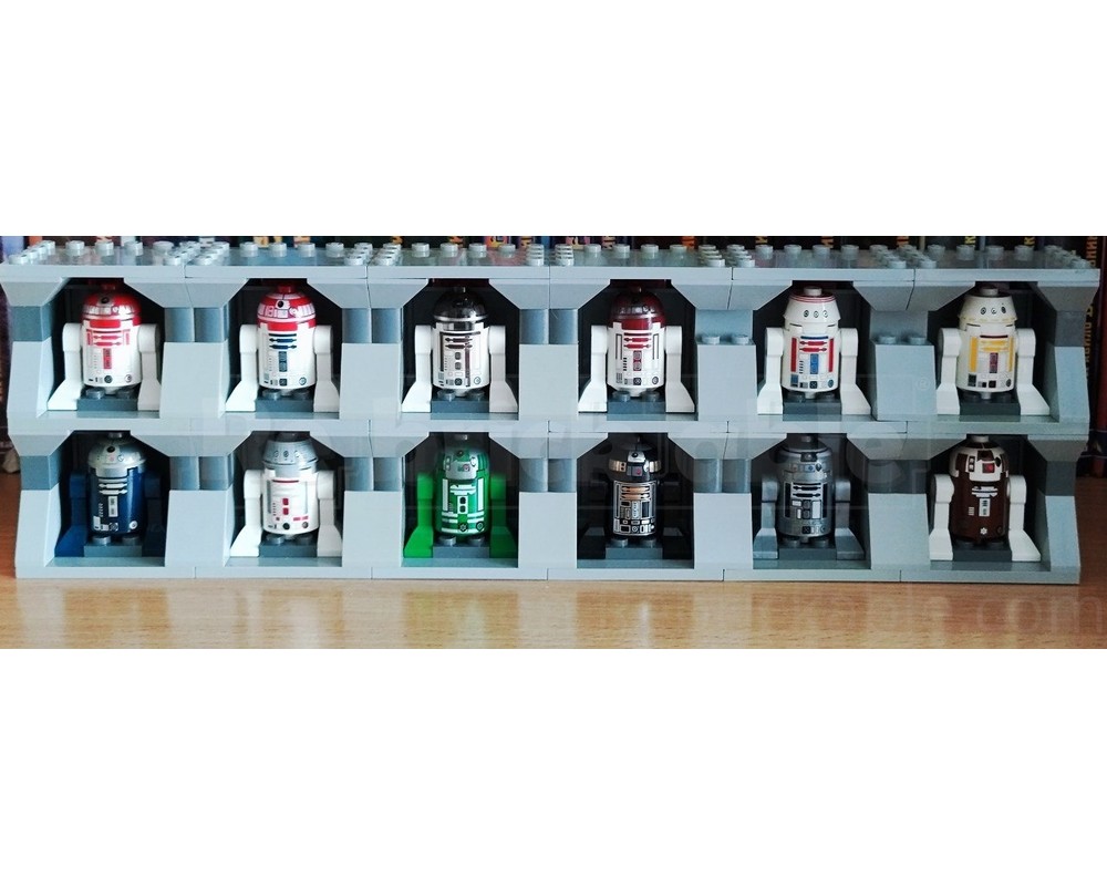 LEGO MOC Display for Astromech minifigures (v2) by Fantasts ...