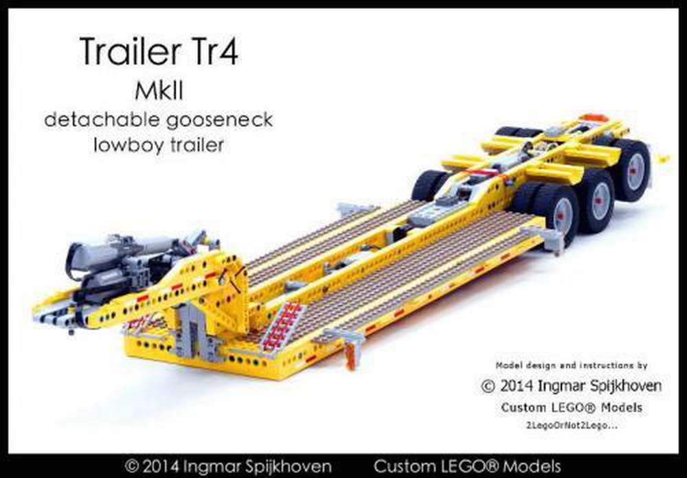Indien Bevis Pastor LEGO MOC Trailer Tr4 MkII lowboy by Ingmar Spijkhoven | Rebrickable - Build  with LEGO