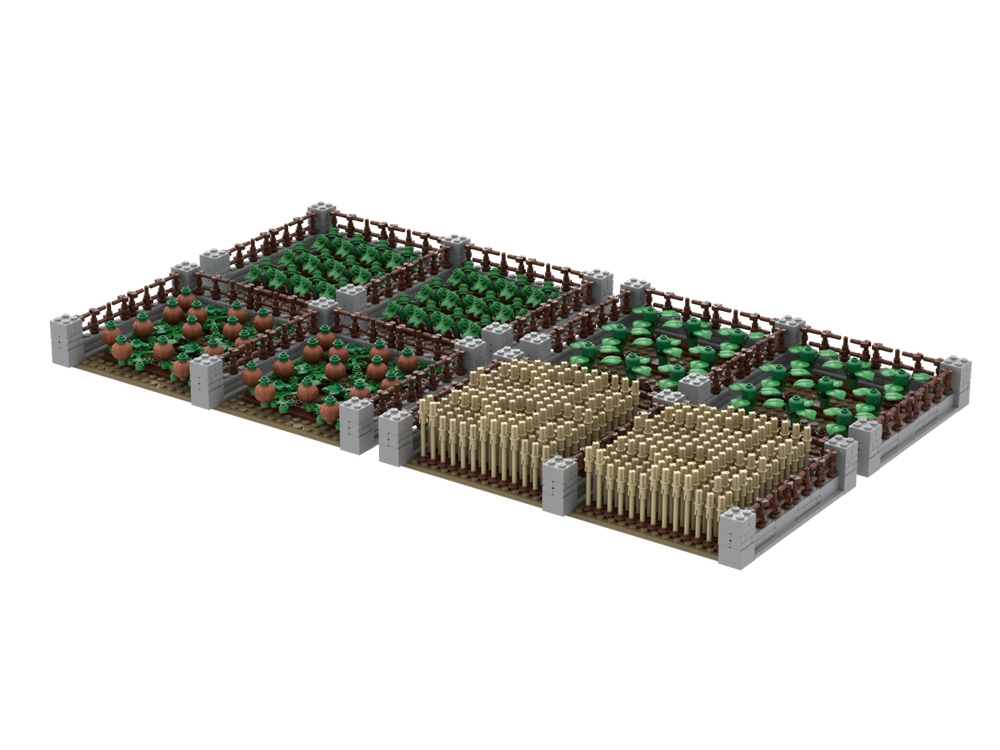 LEGO MOC-225843 Medieval modular vegetable fields by Tavernello ...