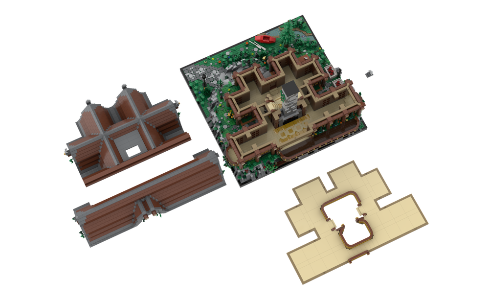 LEGO MOC-225869 Rustic Mountain House by Helldogg12 | Rebrickable ...