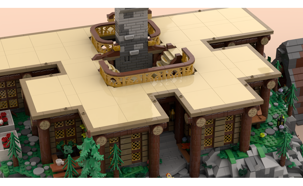 LEGO MOC-225869 Rustic Mountain House by Helldogg12 | Rebrickable ...