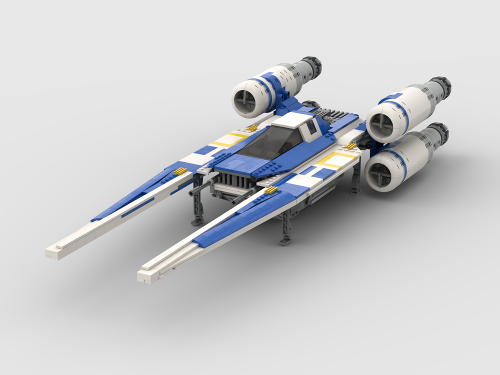 LEGO MOC U WING MINIFIG SCALE MOC 75155 Version2 by DETAIL BRICKS ...