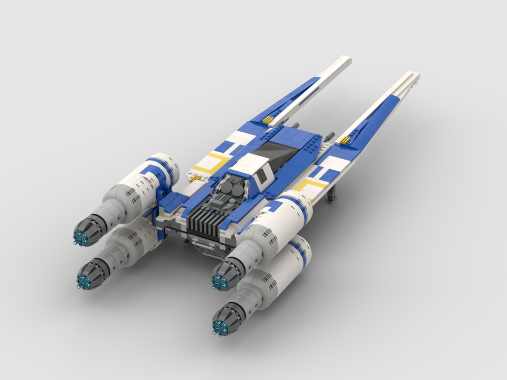 LEGO MOC U WING MINIFIG SCALE MOC 75155 Version2 by DETAIL BRICKS ...
