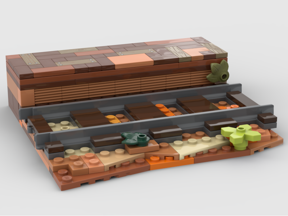 LEGO MOC-226101 Western Track Segment - PLATFORM by Luca Heyworth ...