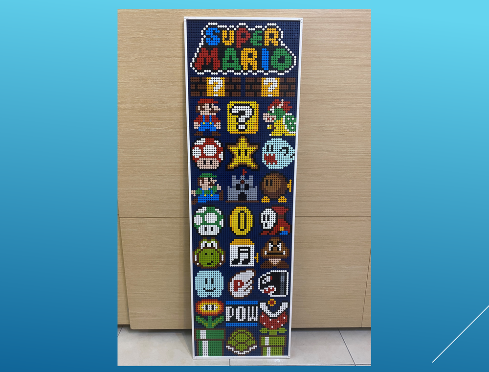 LEGO MOC Super Mario Pixel art MOC with Lego 21226 by ansonhsu1020