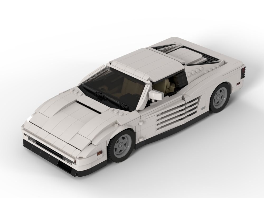 LEGO MOC-226197 Sonny's Testarossa by Linse | Rebrickable - Build with LEGO