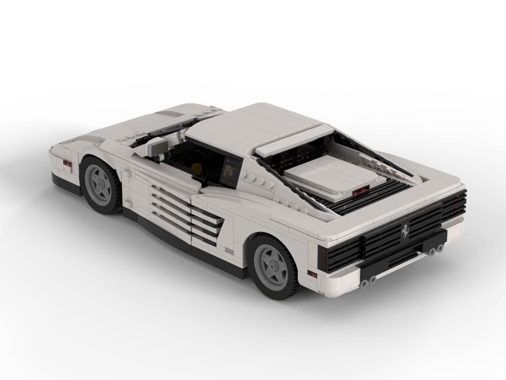LEGO MOC-226197 Sonny's Testarossa by Linse | Rebrickable - Build with LEGO