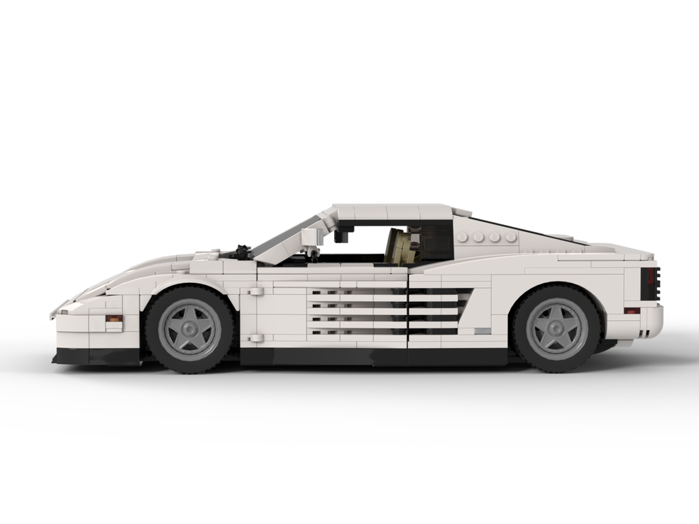 LEGO MOC-226197 Sonny's Testarossa by Linse | Rebrickable - Build with LEGO