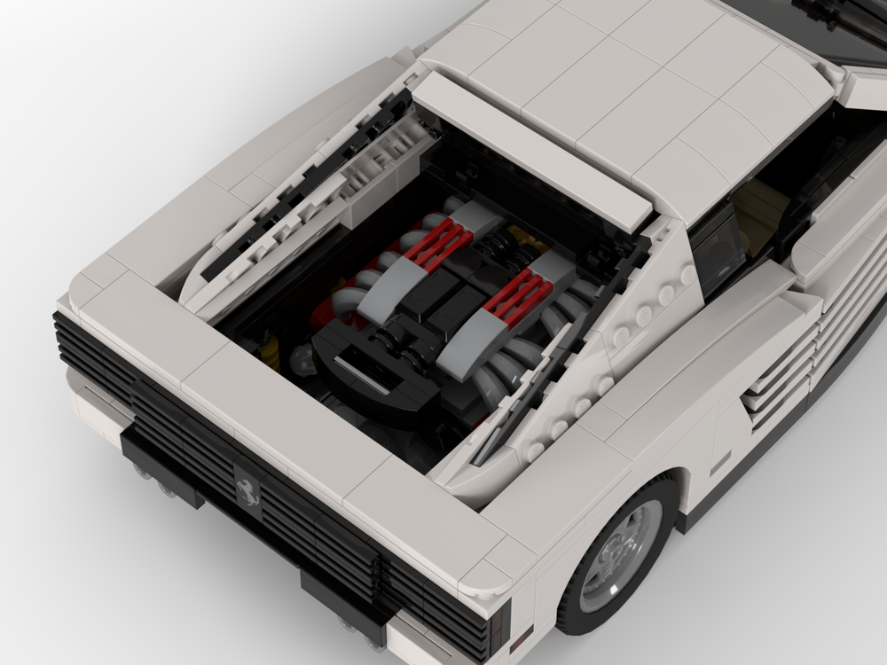 LEGO MOC-226197 Sonny's Testarossa by Linse | Rebrickable - Build with LEGO