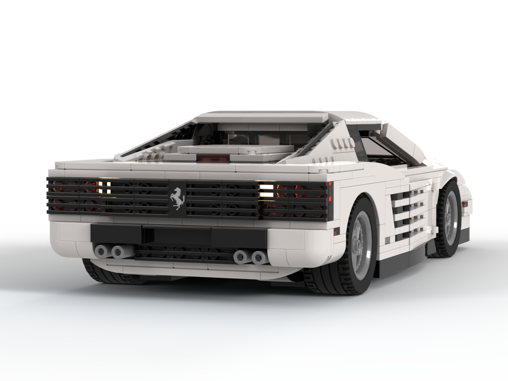 LEGO MOC-226197 Sonny's Testarossa by Linse | Rebrickable - Build with LEGO