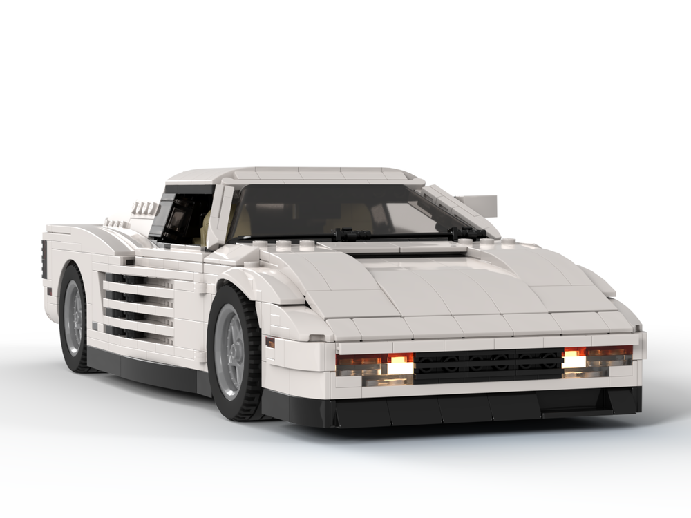 LEGO MOC-226197 Sonny's Testarossa by Linse | Rebrickable - Build with LEGO