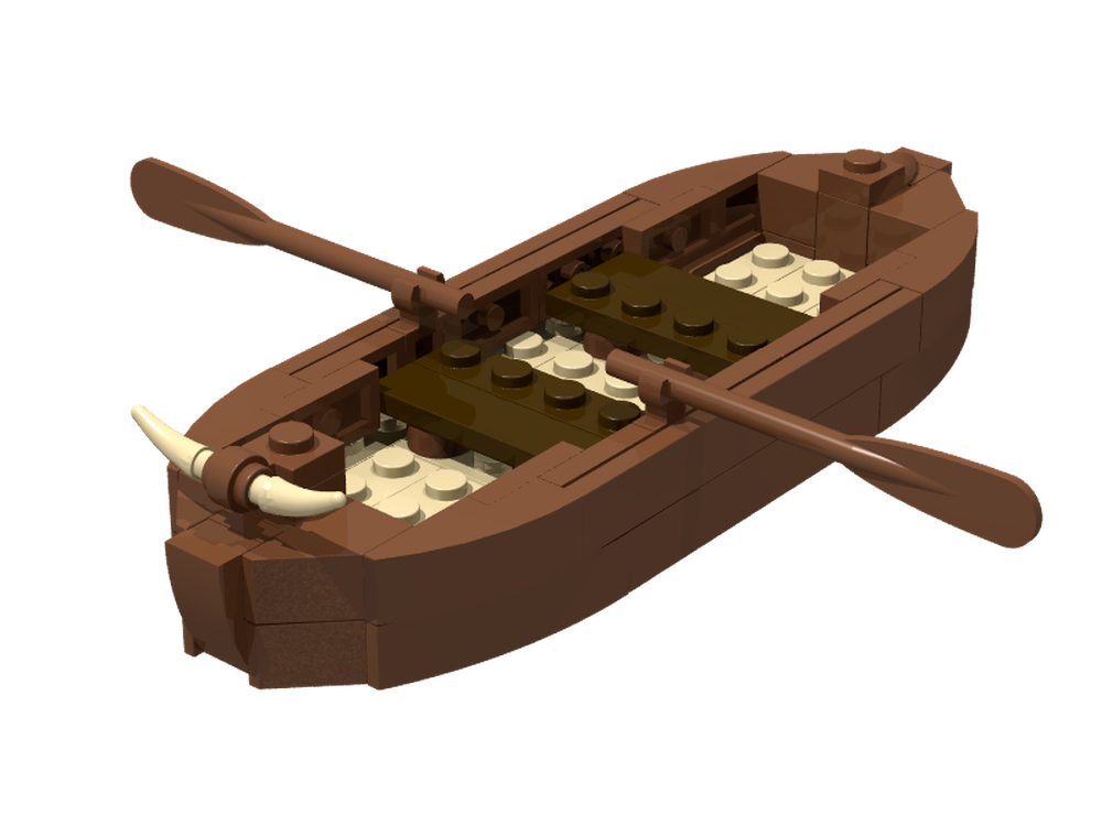 LEGO MOC Row Boat by brianmillo | Rebrickable - Build with LEGO
