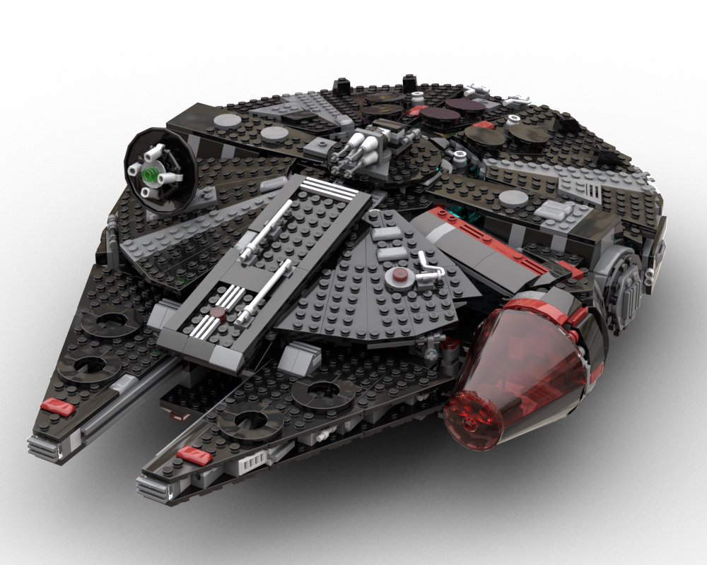 LEGO MOC-226386 Mirrored Dark Falcon - 75389 Alternate Build by