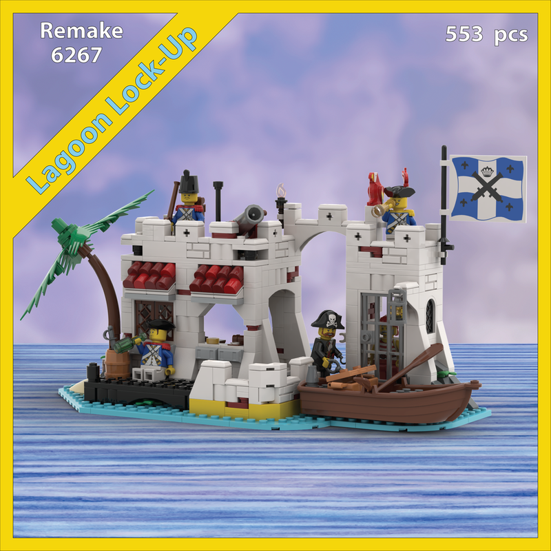 LEGO MOC-226554 6267 Lagoon Lock-Up Remake by