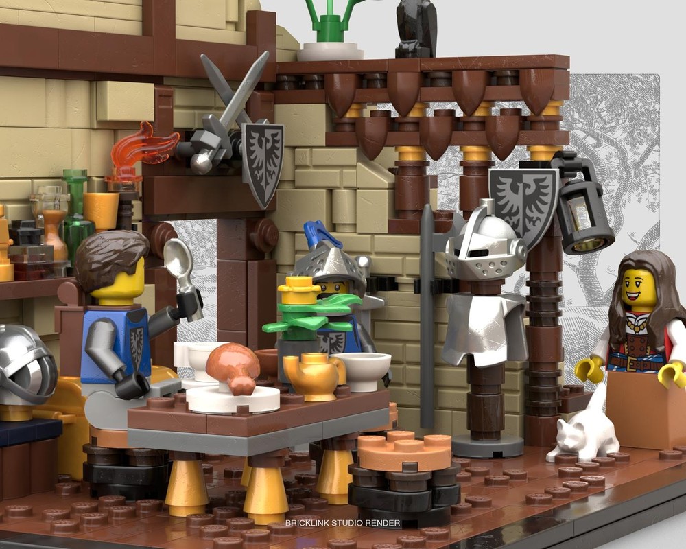 LEGO MOC-226596 THE FALCON COMES HOME - MEDIEVAL MINI DIORAMA MOC by ...