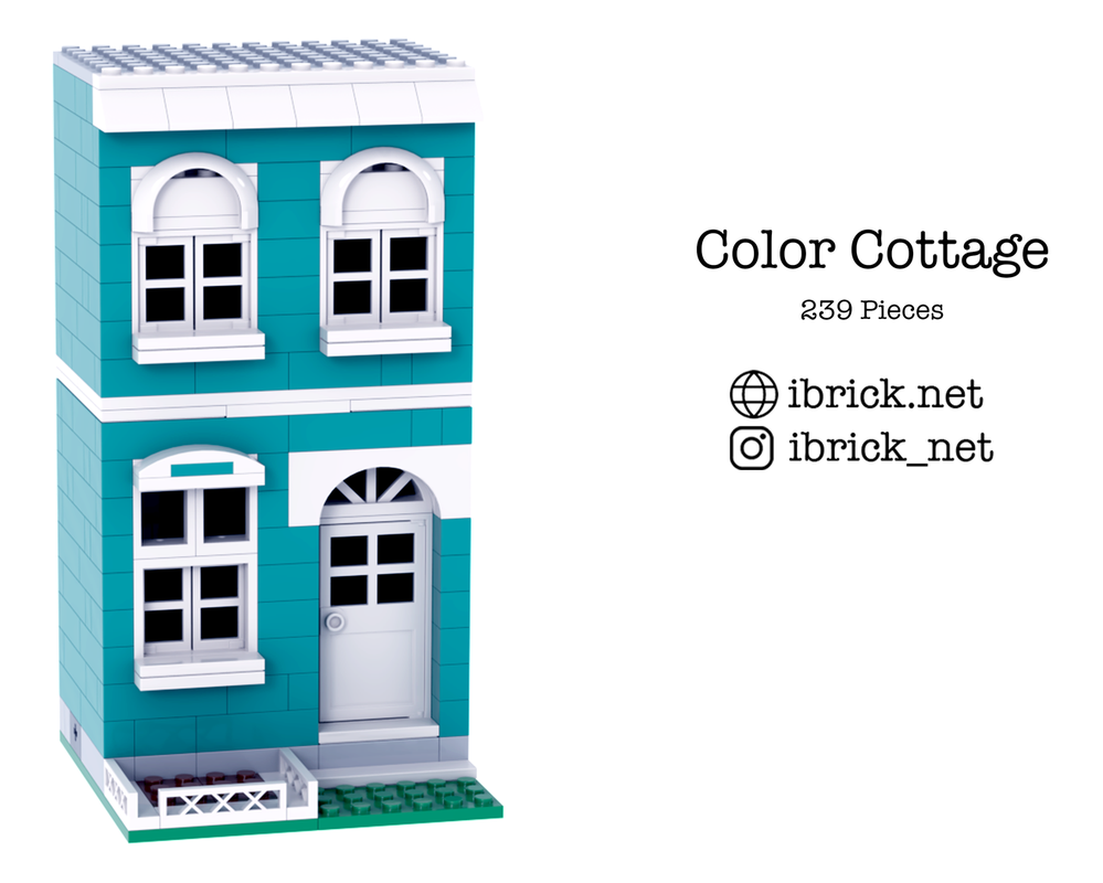 LEGO MOC-226610 Color Cottage by ibrick_net | Rebrickable - Build with LEGO